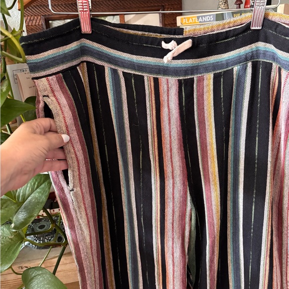 Striped Multicolor Drawstring Pant - Picture 2 of 6